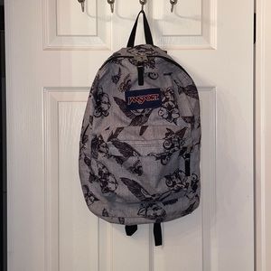 Floral hummingbird Jansport backpack